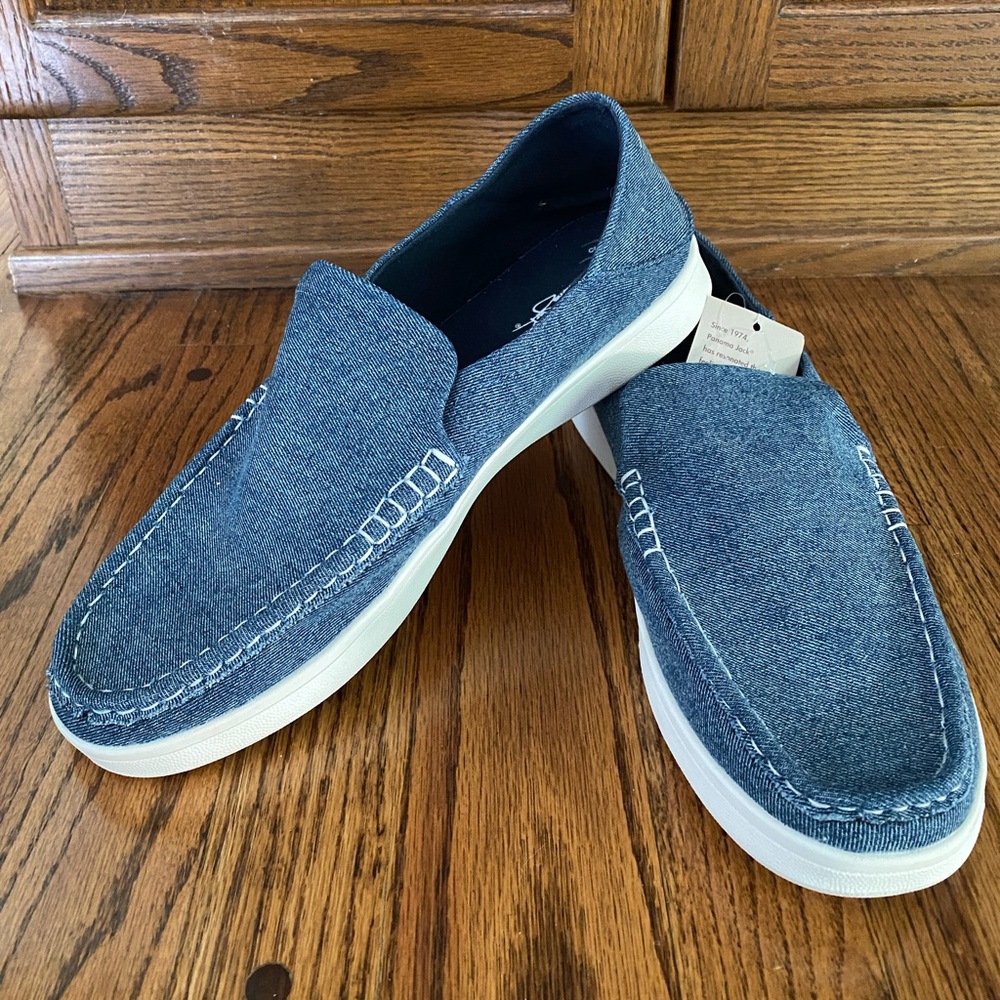 Panama Jack Denim Blue Loafers - Size 11